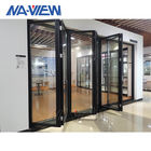 NAVIEWのアコーディオン様式のスライド ガラス ドアのガラス繊維 スクリーンの網